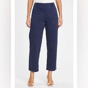✨ Pistola-Tammy Wide Leg Chino Pant trousers blue 
Cropped size 25